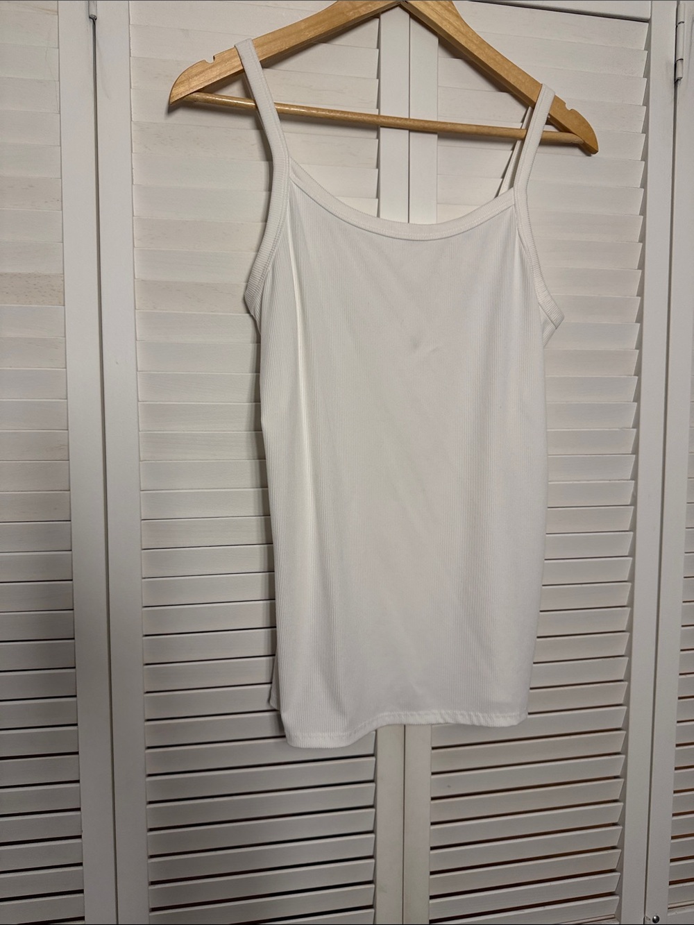 No Boundaries White Slim Strap Camisole